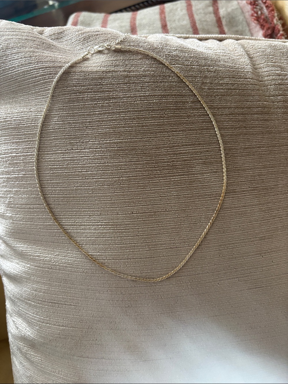 JTV sterling silver Rope Chain Necklace - Shiny silver Tone